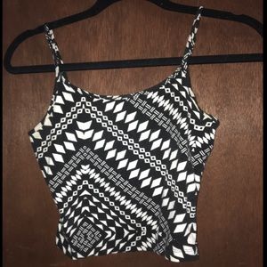 Patterned crop top